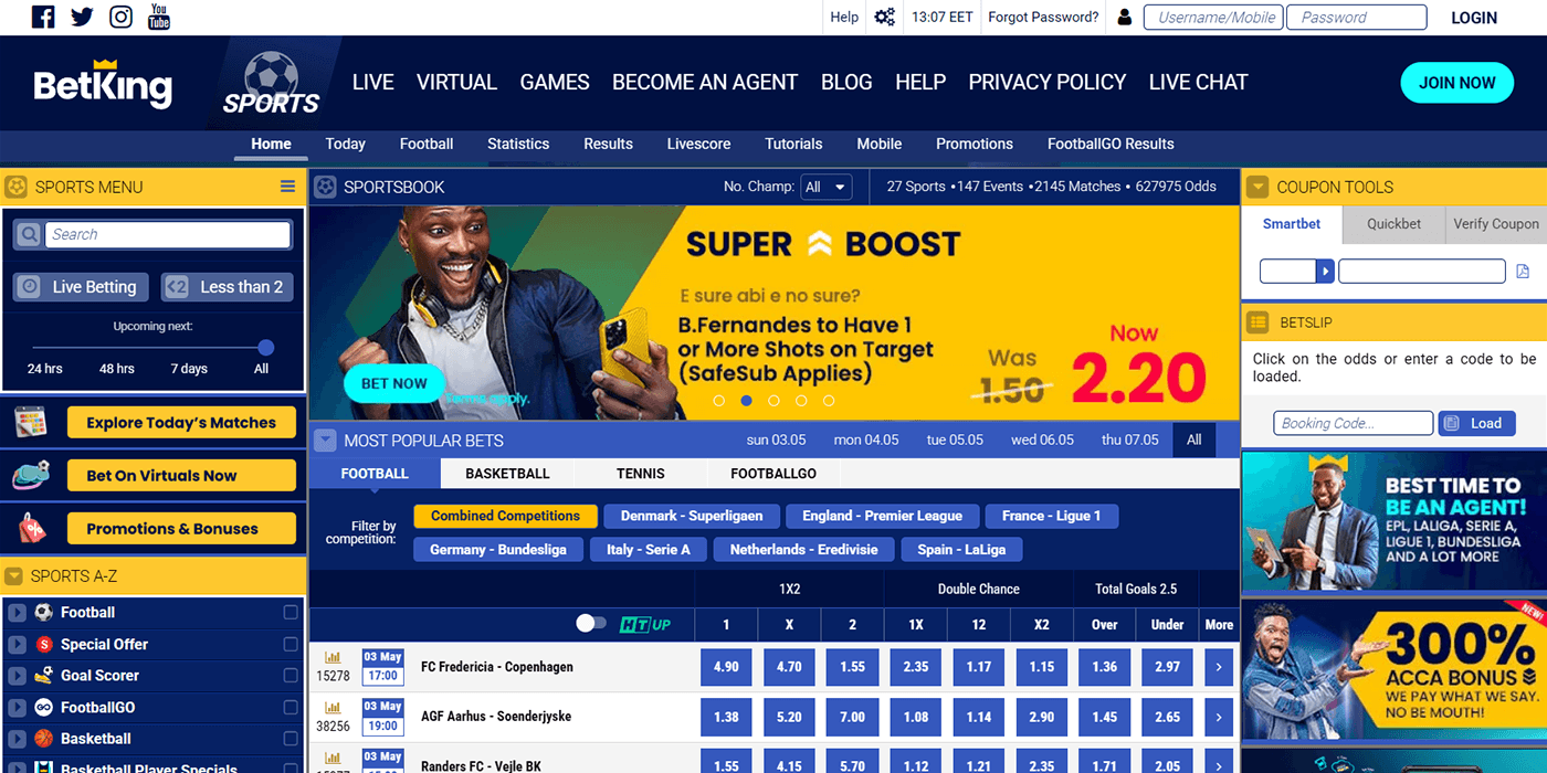 Betking Zambia Site