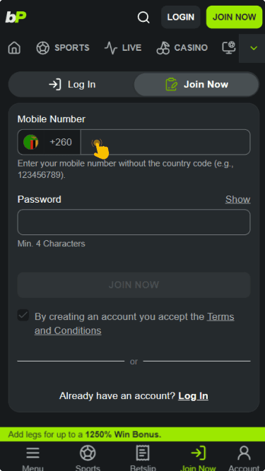 Sign Up And Verify Your Account
