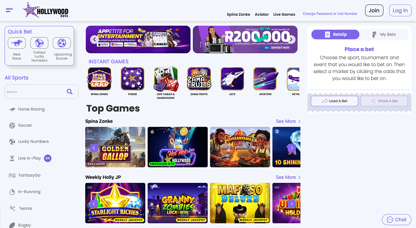 Hollywoodbets Zambia Site
