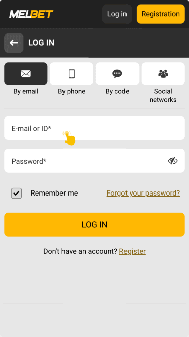Access your account Access your account