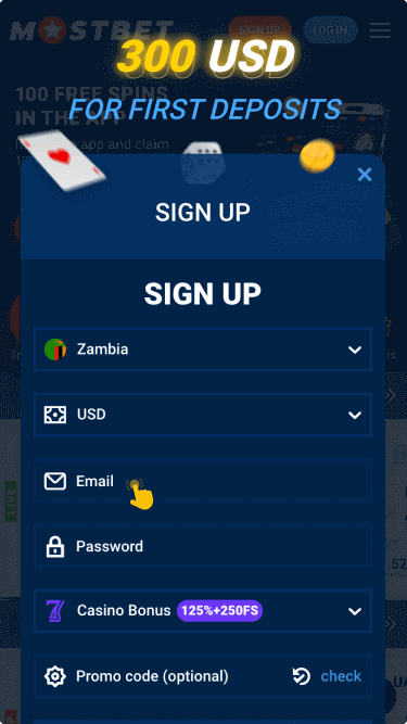 Create a new account and verify it