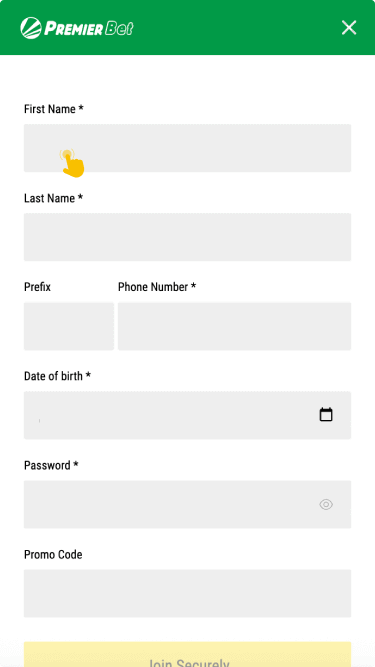 Create a new account and verify it
