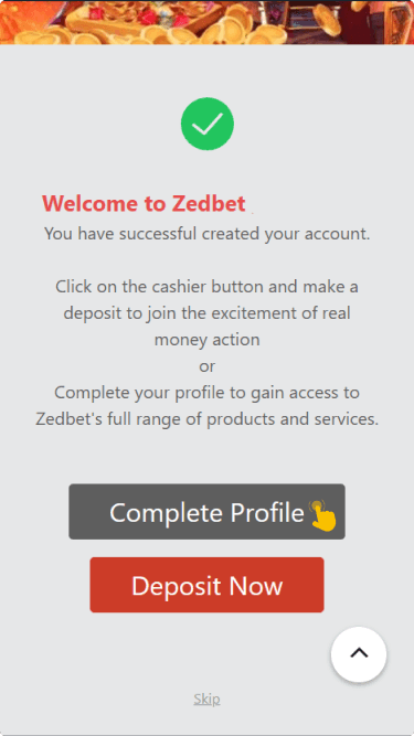 Check your phone for any confirmation message or prompt